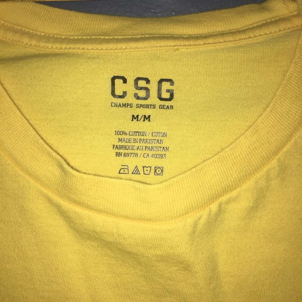 Bundle of 2 Champs Sports Gear (CSG) T shirts Sz M